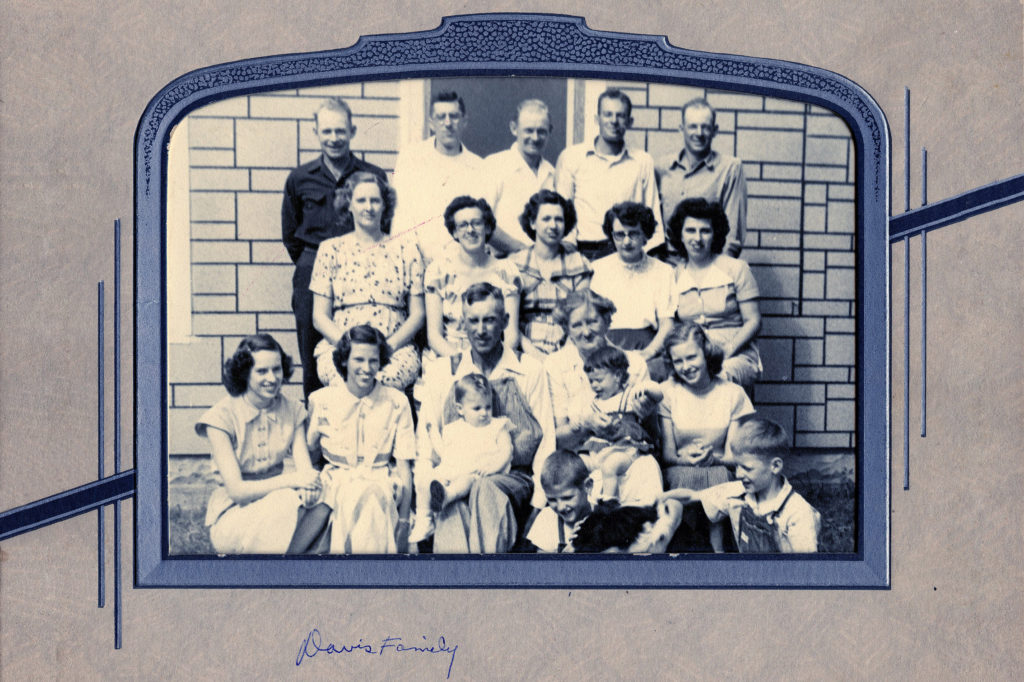 Davis Family Photograph 1950